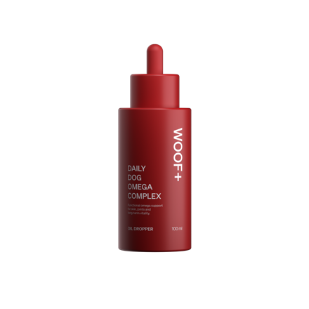 Dropper bottle of omega oil